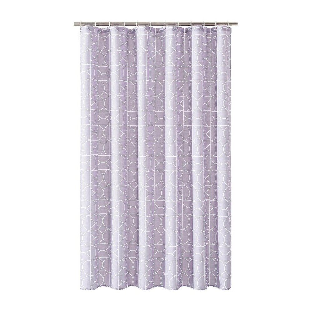 NEW No. 918 Roswell 13 Piece Shower Curtain Set 167171c0c70e2b Purple 70" x 72"